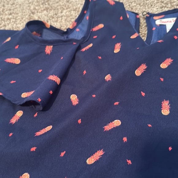 Pineapple top cold shoulder Japna kids size 7 - Picture 2 of 4